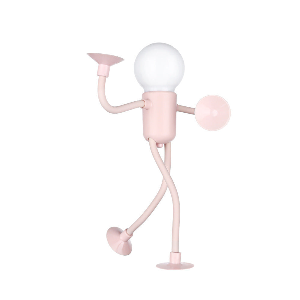 9G Funny Sportsman Night Light – Creative Shape-Changing Desk Lamp with Suction Base